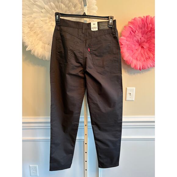 NWT LEVI'S BLACK HIGH-WAISTED MOM JEANS SIZE 29X30 - Picture 2 of 7